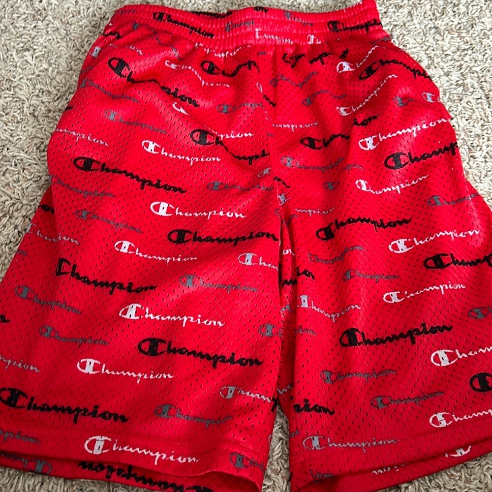 Like New YL Red Champion Shorts